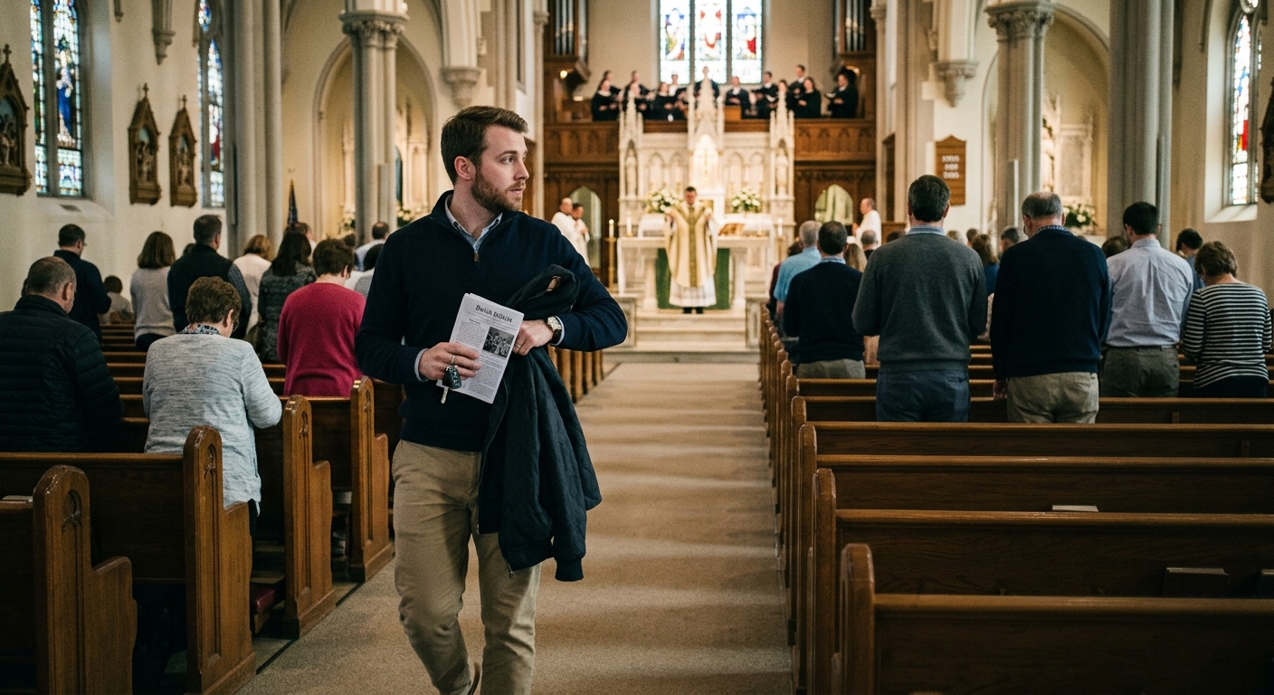 WHY YOU SHOULD NEVER LEAVE MASS AFTER COMMUNION